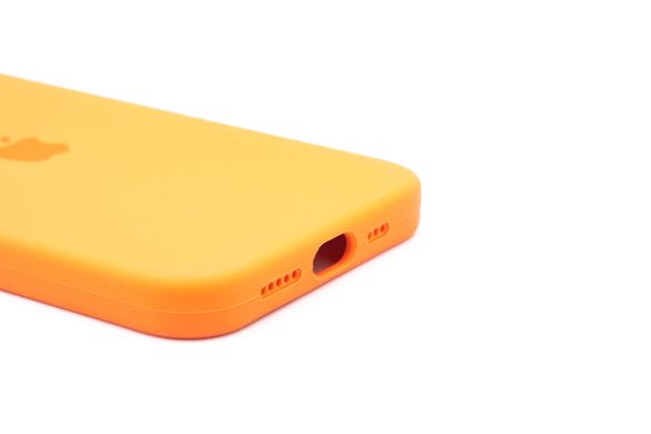 Силіконовий чохол Full Cover для iPhone 13 orange Full Camera