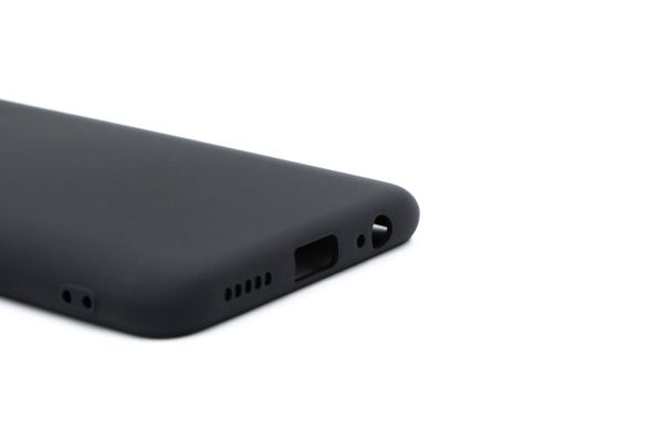 Силіконовий чохол Full Cover для Xiaomi Redmi Note 9 black Full Camera без logo
