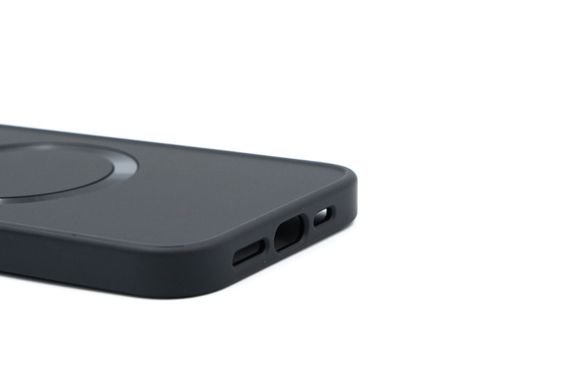 TPU чохол Bonbon Metal Style with MagSafe для iPhone 12/12 Pro black