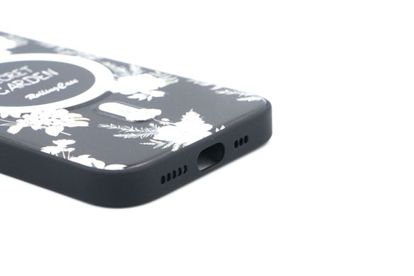 TPU+PC чохол Secret Garden with MagSafe для iPhone 13 black