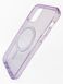 Чохол TPU Galaxy Sparkle MagSafe для iPhone 12Pro/12 purple+glitter