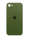 Силиконовый чехол Full Cover Square для iPhone 7/8 army green Full Camera