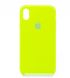 Силіконовий чохол original для iPhone XR lime green
