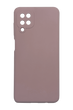 Силиконовый чехол Full Cover Lakshmi для Samsung A12 pink sand (AAA) Full Camera без logo