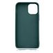Силіконовий чохол Soft Feel для iPhone 12 mini forest green