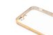 Силіконовий чохол Сlear для iPhone 7/8/SE gold Full Camera з глянсовою окантовкою