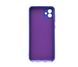 Силиконовый чехол Full Cover для Samsung A04 violet Full Camera без logo