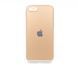 TPU+Glass чехол Matte Candy для Apple iPhone 7/8/SE 2020 Full camera gold