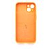 Силіконовий чохол Full Cover для iPhone 13 orange Full Camera