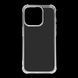 Чохол (TPU) Getman Ease logo для iPhone 15 Pro clear з посиленими кутами