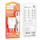 Сетевое зарядное устройство Hoco C106A Leisure 1USB/2.1A Micro white