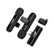 Мікрофон HOCO L20A Fair dual-mic wireless microphon ( iP/Type-C) black