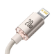 USB кабель Baseus Crystal Shine Series Type-C to Lightning 20W 1.2m (CAJY001304) pink