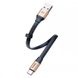 USB кабель Baseus Simple HW Quick Charge Type-C 40W 0.23m gold/blue