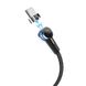 USB кабель Hoco S8 magnetic charging Type-C 3A 1.2m Led black