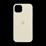 Силиконовый чехол Full Cover для iPhone 15 Plus antique white