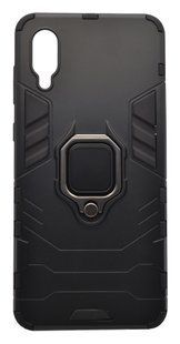 Чохол Transformer Ring for Magnet для Samsung A02 black протиударний