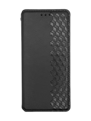 Чехол-книжка кожа для Samsung S24 Ultra black Getman Cubic PU