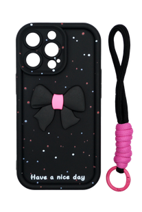 Накладка Lucky Bow для iPhone 13 Pro black Full Camera
