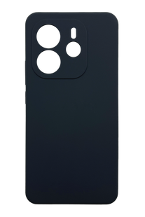 Силиконовый чехол Softy для Xiaomi Redmi Note 14 4G (UA/Europe) grey Full Camera с микрофиброй
