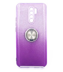 Силіконовий чохол SP Shine для Xiaomi Redmi 9 violet ring for magnet