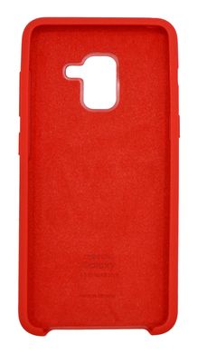 Силиконовый чехол Silicone Cover для Samsung A8 (2018)/A530 red