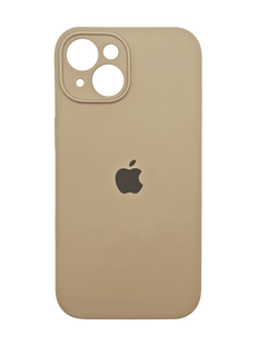 Силіконовий чохол Full Cover для iPhone 15 desert gold Full Camera