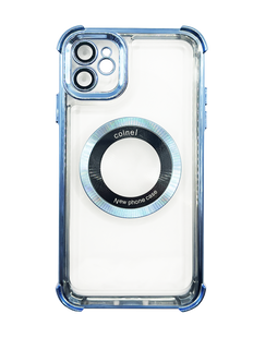 Силиконовый чехол Glossy with MagSafe для iPhone 11 sierra blue