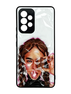 TPU+PC чохол Prisma Ladies для Samsung A53 5G сhocolate Full Camera