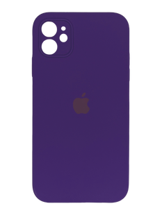 Силиконовый чехол Full Cover Square для iPhone 11 Amethyst Full Camera