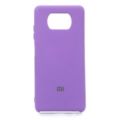 Силіконовий чохол Full Cover для Xiaomi Poco X3 NFC purple my color