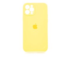 Силіконовий чохол Full Cover для iPhone 12 Pro yellow Full Camera