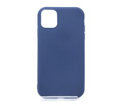Силіконовий чохол Soft Feel для iPhone 11 navy blue Candy
