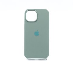 Силіконовий чохол Full Cover для iPhone 15 pine green