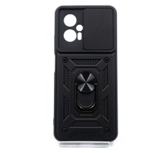 Чохол Camshield Serge Ring for Magnet для Xiaomi Poco X4 GT black протиударний