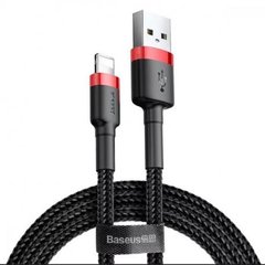 USB кабель Baseus CALKLF-R Lightning 2A/3m red/black