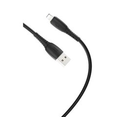 USB кабель XO NB-P163 Lightning 2.4A 1m black