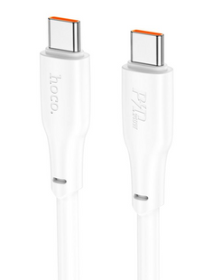 Кабель HOCO X93 Force PD240W Type-C to Type-C 1m white