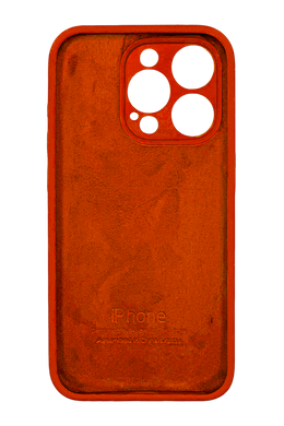 Силіконовий чохол Full Cover для iPhone 15 Pro red Full Camera