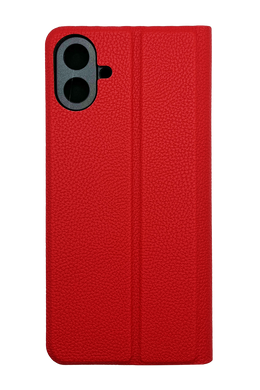 Чохол книжка FIBRA (рельєф) для Samsung A07 red Full Camera