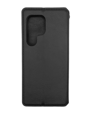 Чехол-книжка кожа для Samsung S24 Ultra black Getman Cubic PU