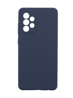 Силиконовый чехол Full Cover для Samsung A52 4G/A52 5G/A52s midnight blue (AAA) Full Camera без logo