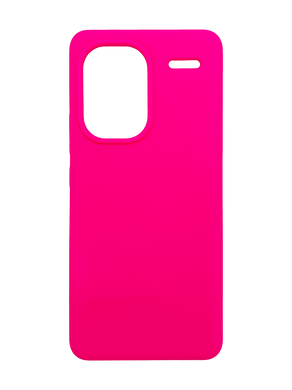 Силиконовый чехол Full Cover для Xiaomi Redmi Note 13 Pro+ barbie pink (AAA) без logo