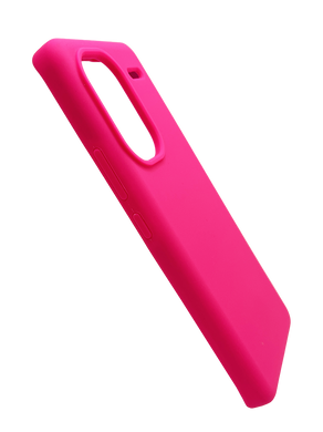 Силиконовый чехол Full Cover для Xiaomi Redmi Note 13 Pro+ barbie pink (AAA) без logo