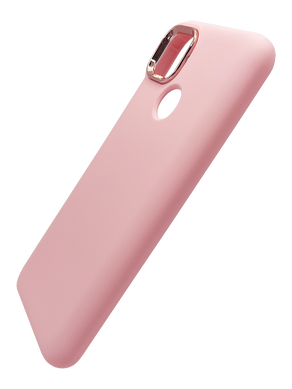 Силиконовый чехол Metal Frame для Xiaomi Redmi 9C/10A light pink (AA)