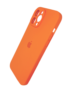 Силіконовий чохол Full Cover для iPhone 14 Pro Max orange Full Camera