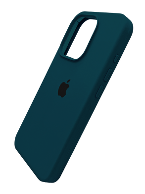 Силіконовий чохол Full Cover для iPhone 15 Pro steel blue