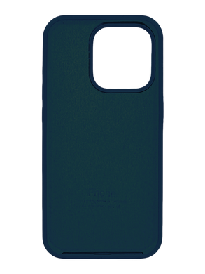 Силіконовий чохол Full Cover для iPhone 15 Pro steel blue