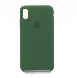 Силіконовий чохол Full Cover для iPhone XS Max dark green