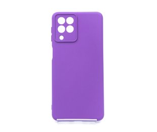 Силиконовый чехол Full Cover для Samsung M53 5G purple Full Camera без logo